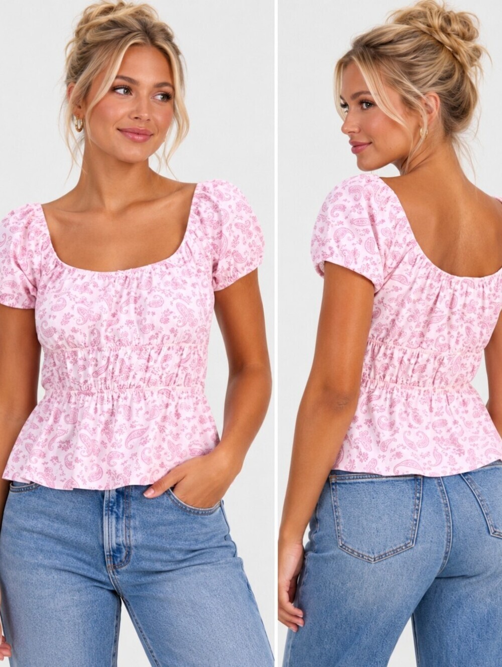Hippie Rose Jrs.Boho Cropped Top